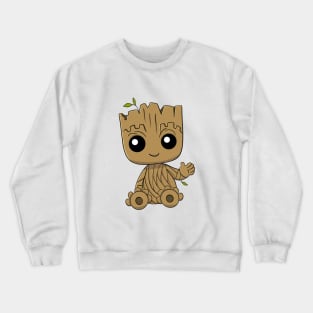 Baby Groot, Marvel comics, l am groot, guardians of the galaxy Crewneck Sweatshirt